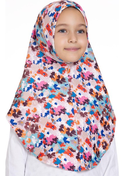 Bebe Mavisi Pratik Hazır Geçmeli Genç Tesettür Bone Jakar Desenli Hijab 2408_11 modelleri