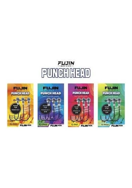 Punch Head Jighead Fj-Ph #3/0 4gr