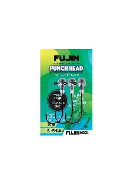 Punch Head Jighead Fj-Ph #3/0 4gr