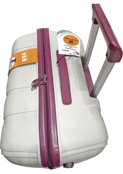 3lü Set Kırılmaz Silikon Seyahat Valizi Bavulu V305 Kemik/mürdüm indirimleri