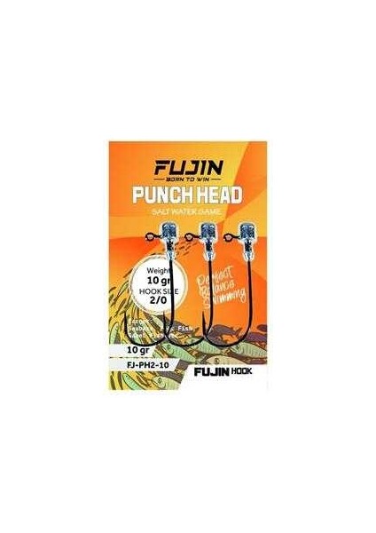 Punch Head Jighead Fj-Ph #2/0 10GR