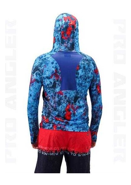 Pro Angler S24 Hooded Red Reef Medium (M)