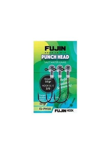 Punch Head Jighead Fj-Ph #3/0 2gr