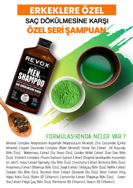 Men's Shampoo Erkeklere Özel Şampuan 400 ml