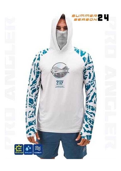 Pro Angler S24 Buff&hoodie Lambuka Green Xlarge (Xl)