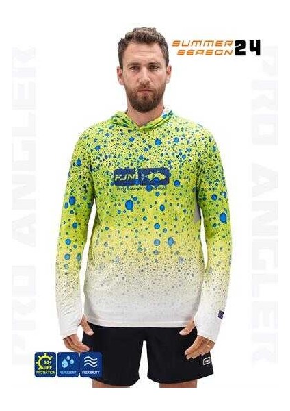 Pro Angler S24 Hooded Green Ocean Xlarge (Xl)