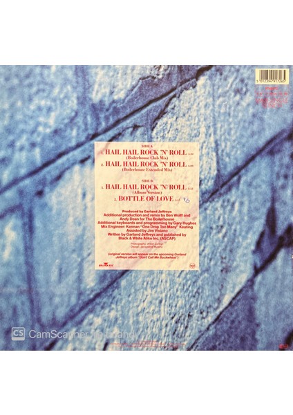 Garland Jefferys – Hail Hail Rock 'n' Roll Rap Maxi Single (Lp Plak)