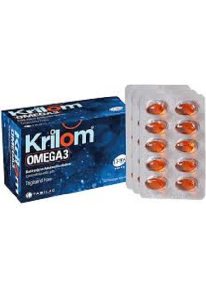 Tab İlaç Krilom Omega 3 Balık Yağı 50 Yumuşak Kapsül