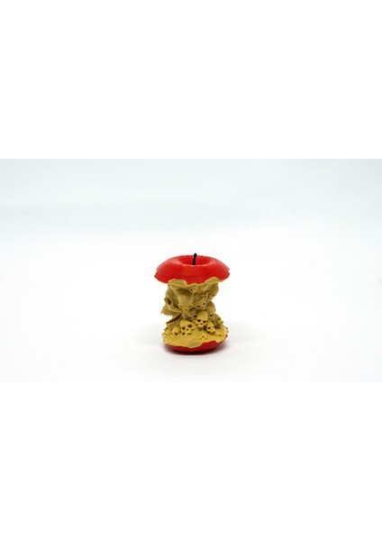 Çürümüş Kuru Kafa Elma 3D Model
