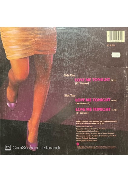 Rochelle – Love Me Tonight (Lp Plak)