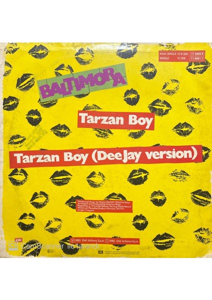 Baltimora – Tarzan Boy (Lp Plak)