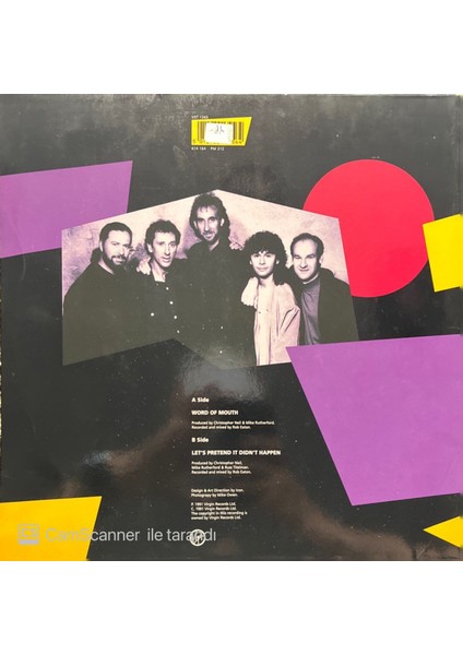 Mike & The Mechanics – Word Of Mouth (Lp Plak)