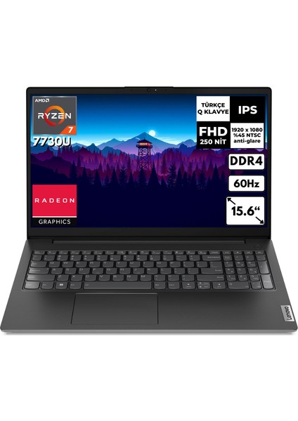 V15 G4 Ryzen 7-7730U 40GB 256 GB SSD Windows 11 Pro 15.6″ Fhd Taşınabilir Bilgisayar Notebook 82YY0013TR BT52