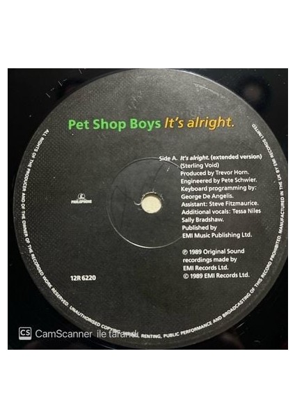 Pet Shop Boys It's Alright LP Plak fırsatları