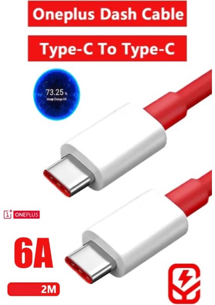 C8 Type-C To Type-C 6A/66W Şarj ve Data Kablosu -2mt