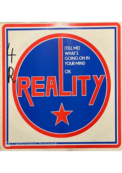 Reality - (Tell Me) What's Going On In Your Mind (Lp Plak)