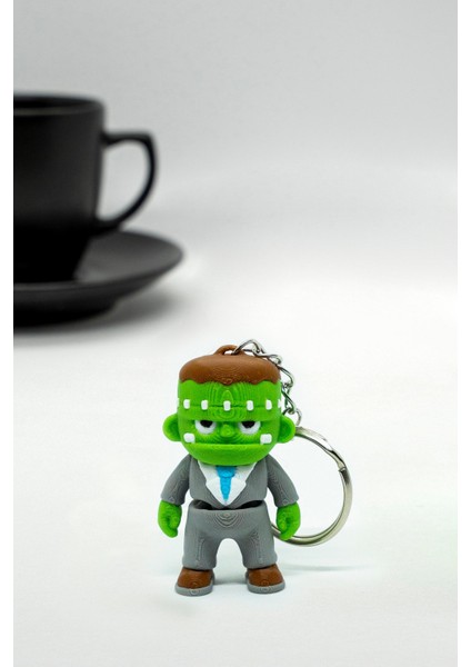Frankenstein 3D Hareketli Anahtarlık
