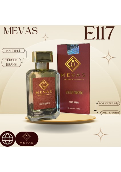 E117 Erkek Parfüm 50 ml Edp