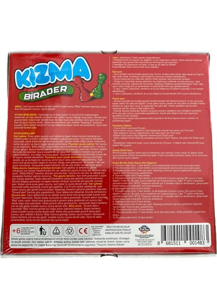 Kızma Birader Oyunu Yılbaşı Eğlenceli Aile Oyunu modelleri