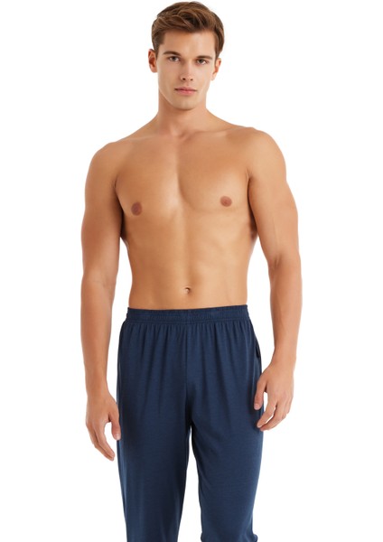 Erkek Pijama Altı 40576 - Lacivert