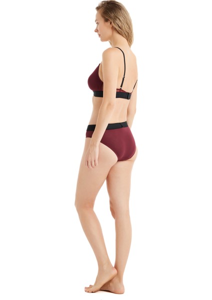 Kadın Slip 51647 - Bordo