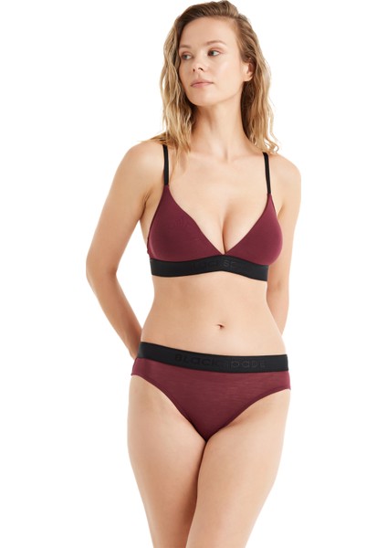 Kadın Slip 51647 - Bordo