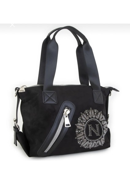 Vera Çanta Nas Bag Kadın Taşlı Fermuarlı Şık Omuz Çantası ve Ayarlanabilir Askılı modelleri