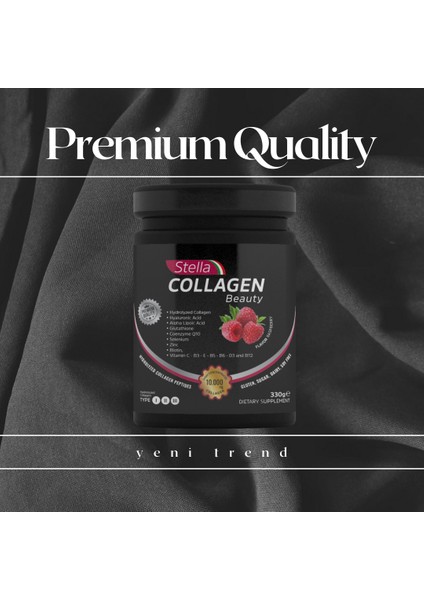 Beauty 330 gr / Glutatyon Ve Multivitamin İçeren Hidrolize Kolajen Diyet Takviyesi Premium Kalite