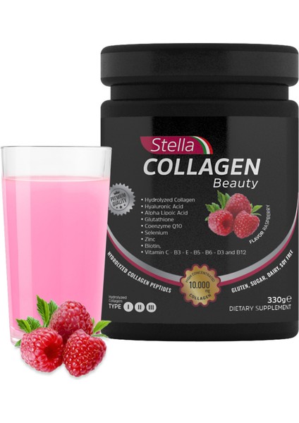 Beauty 330 gr / Glutatyon Ve Multivitamin İçeren Hidrolize Kolajen Diyet Takviyesi Premium Kalite