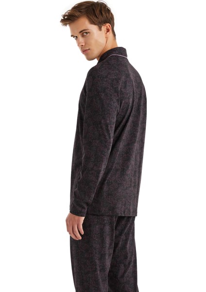 Erkek Pijama Takımı 40589 - Desenli indirimleri