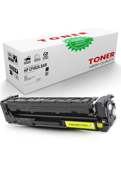 Hp CF402A Sarı Muadil Toner /WB/201A/M551/M575DN/M575F/M570
