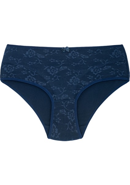 10'lu Önü Dantel Pamuklu Yüksek Bel Büyük Beden Kadın Külot modelleri