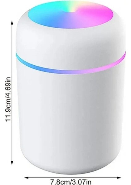 Kensa Hm-1 300 ml Ulrasonik Hava Nemlendirici Buhar Makinesi ve Aroma Difüzörü