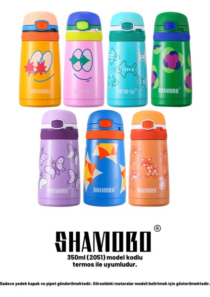 350ML Çocuk Paslanmaz Çelik Termos Için Ekonomik Yedek Kapak ve Pipet Seti modelleri