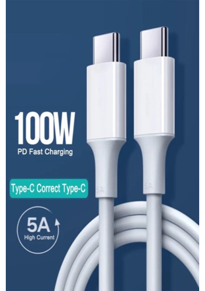 C9 Type-C To Type-C 5A/100W Şarj ve Data Kablosu -2mt
