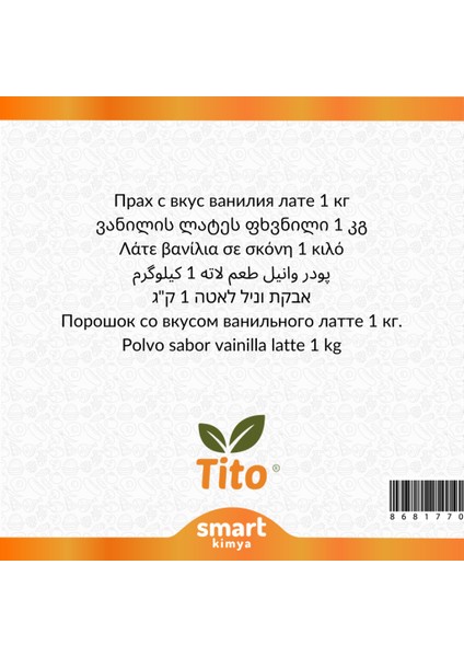 Toz Vanilyalı Latte Aroması 1 kg fiyatları