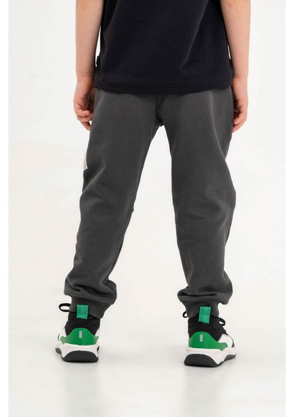 Fileli Cep Lastikli Bel ve Paça Erkek Çocuk Eşofman Altı fırsatları