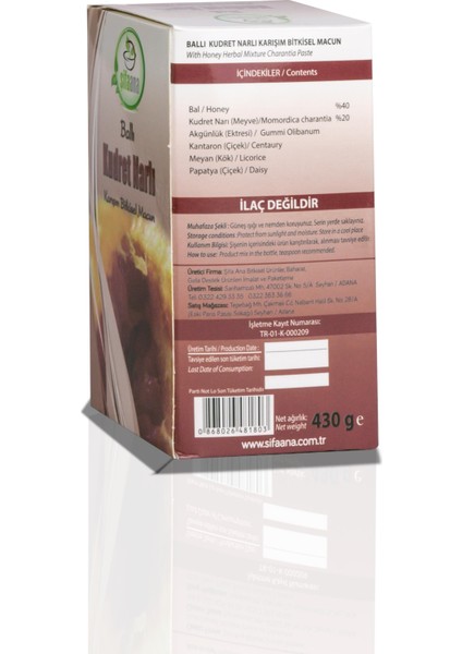 Kudret Narlı Macun 430 gr modelleri