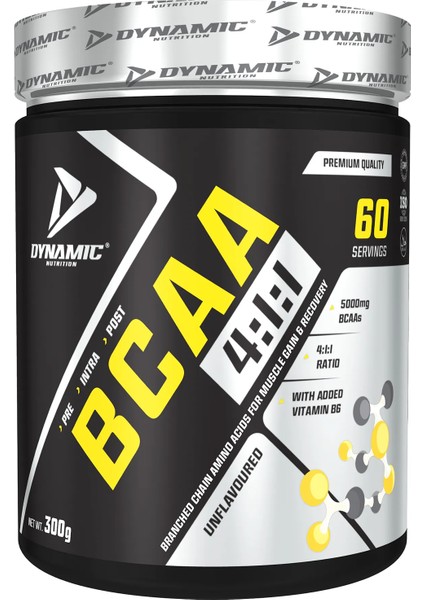 Bcaa Pure Saf-Aromasız 300 gr - 60 Porsiyon