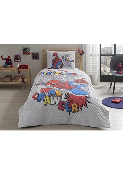Spiderman Wall Tek Kişilik Disney Lisanslı Lastikli Fitted Çarşaf Kapitone Çocuk Nevresim Ta fiyatları