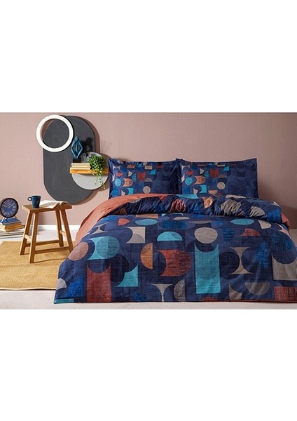 Colored Shape Çift Kişilik Lastikli Fitted Çarşaf Nevresim Takımı fiyatları