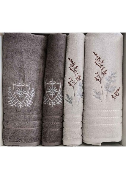 Soft Leaf Best Set Bej - Kahve
