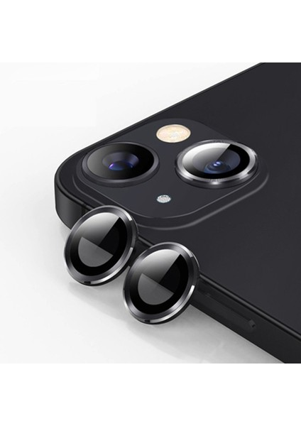 iPhone 15/15 Plus Tempered Kamera Lens Koruma Cami