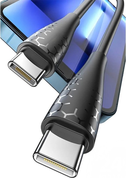 C10 Type-C To Type-C 6A/240W/480MBPS Şarj ve Data Kablosu -2mt