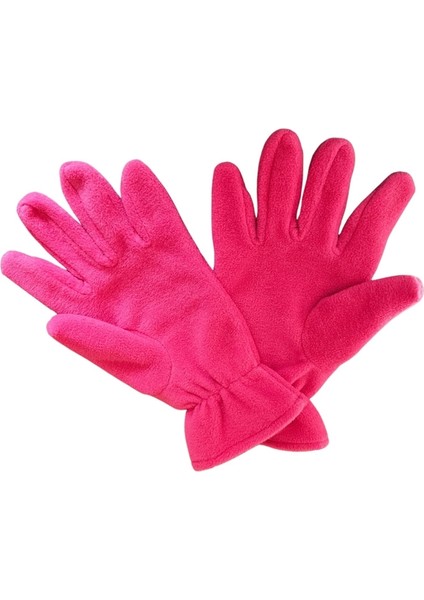 Yetişkin Fuşya Polar Eldiven