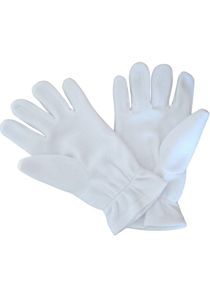 Beyaz Polar Eldiven Yetişkin