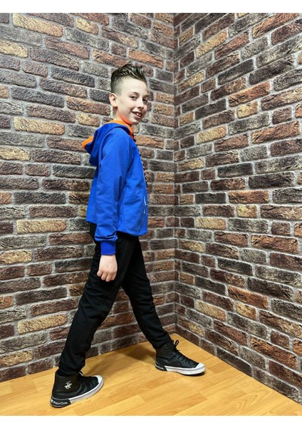 Erkek Çocuk Street Style Kapüşonlu Alt Üst Takım