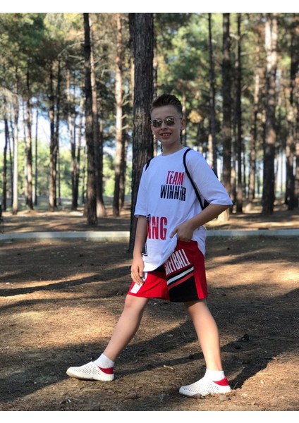 Erkek Çocuk Basketbol Çantalı Şortlu Alt Üst Takım