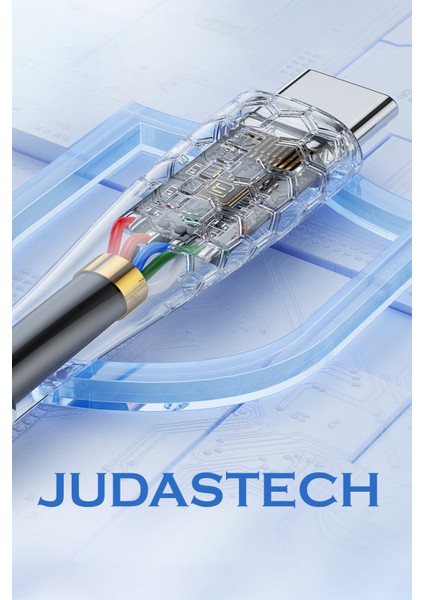 C10 Type-C To Type-C 6A/240W/480MBPS Şarj ve Data Kablosu -2mt