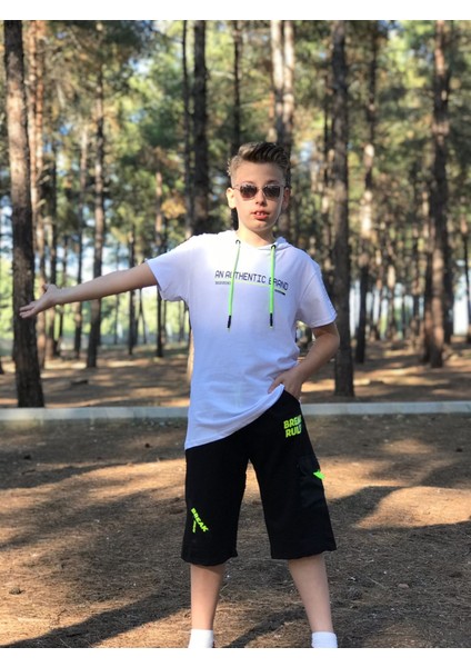 Erkek Çocuk Kaprili Kapüşonlu Alt Üst Takım10